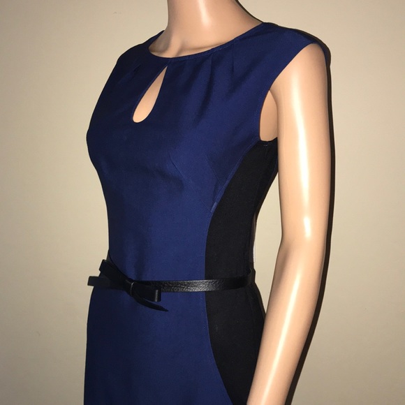 Beautiful good condition blue shift dress - Picture 3 of 8
